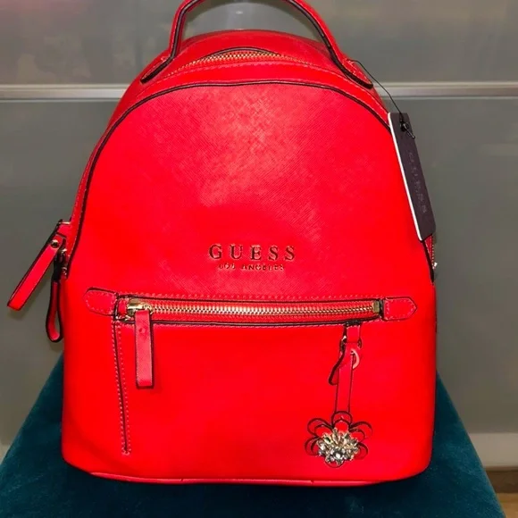Guess red backpack s-l400.jpg main image 3